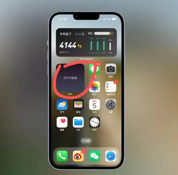 漠河苹果手机维修分享:iOS16主屏幕天气小组件无法正常工作怎么办？ 