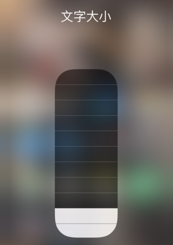 漠河苹果手机维修分享小技巧：在 iPhone 控制中心快速调节字体大小 