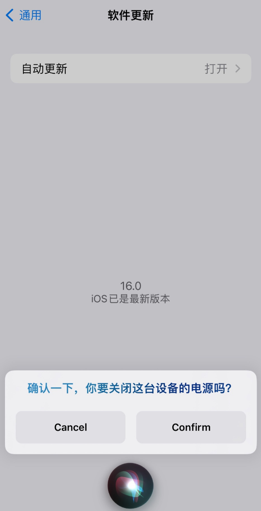 漠河苹果手机维修分享iOS 16 新功能：呼叫 Siri 即可让 iPhone 关机 