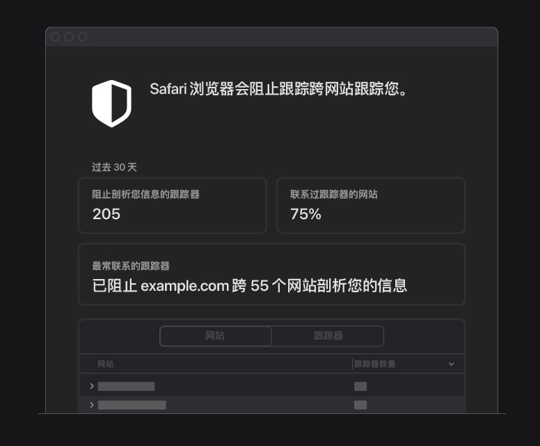 漠河苹果手机维修分享如何在 Safari 浏览器中查看和打开隐私报告 